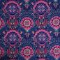 Preview: Dekostoff Canvas Mandala pink blau